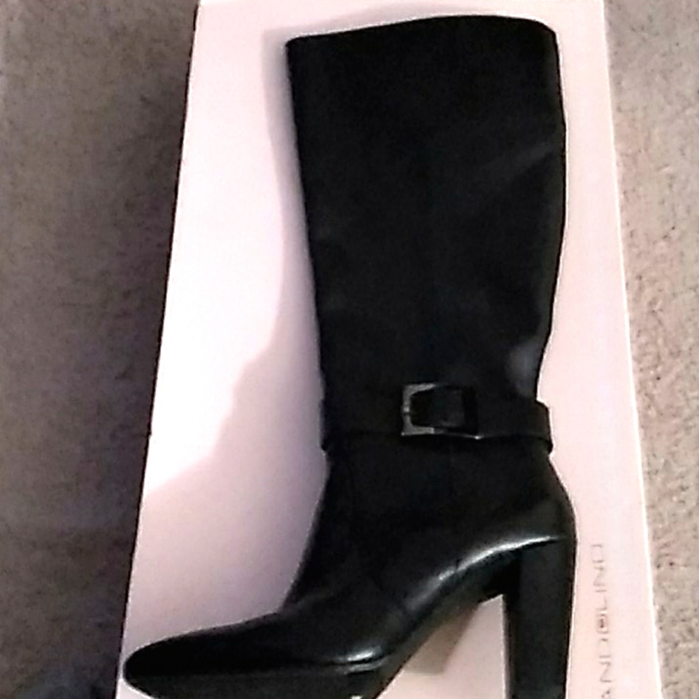 BANDOLINO /Genuine Leather  3-1/2  inch heels boots